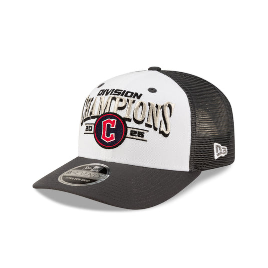 Cleveland Guardians 2025 Regular Season Division Champions Locker Room 9SEVENTY Stretch-Snap Hat - New Era Cap