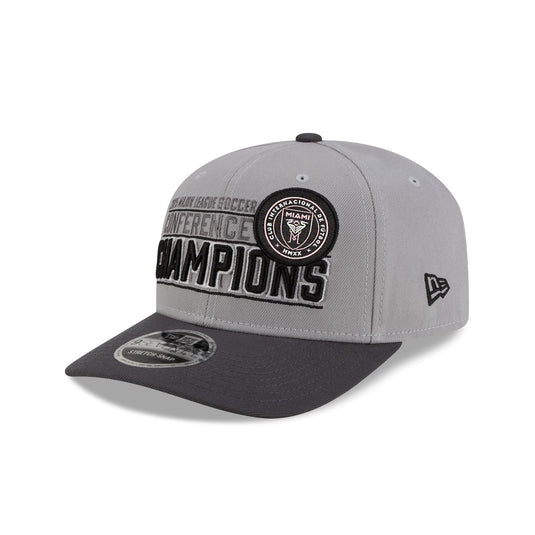 Inter Miami 2025 Conference Champions 9SEVENTY Stretch-Snap Hat - New Era Cap