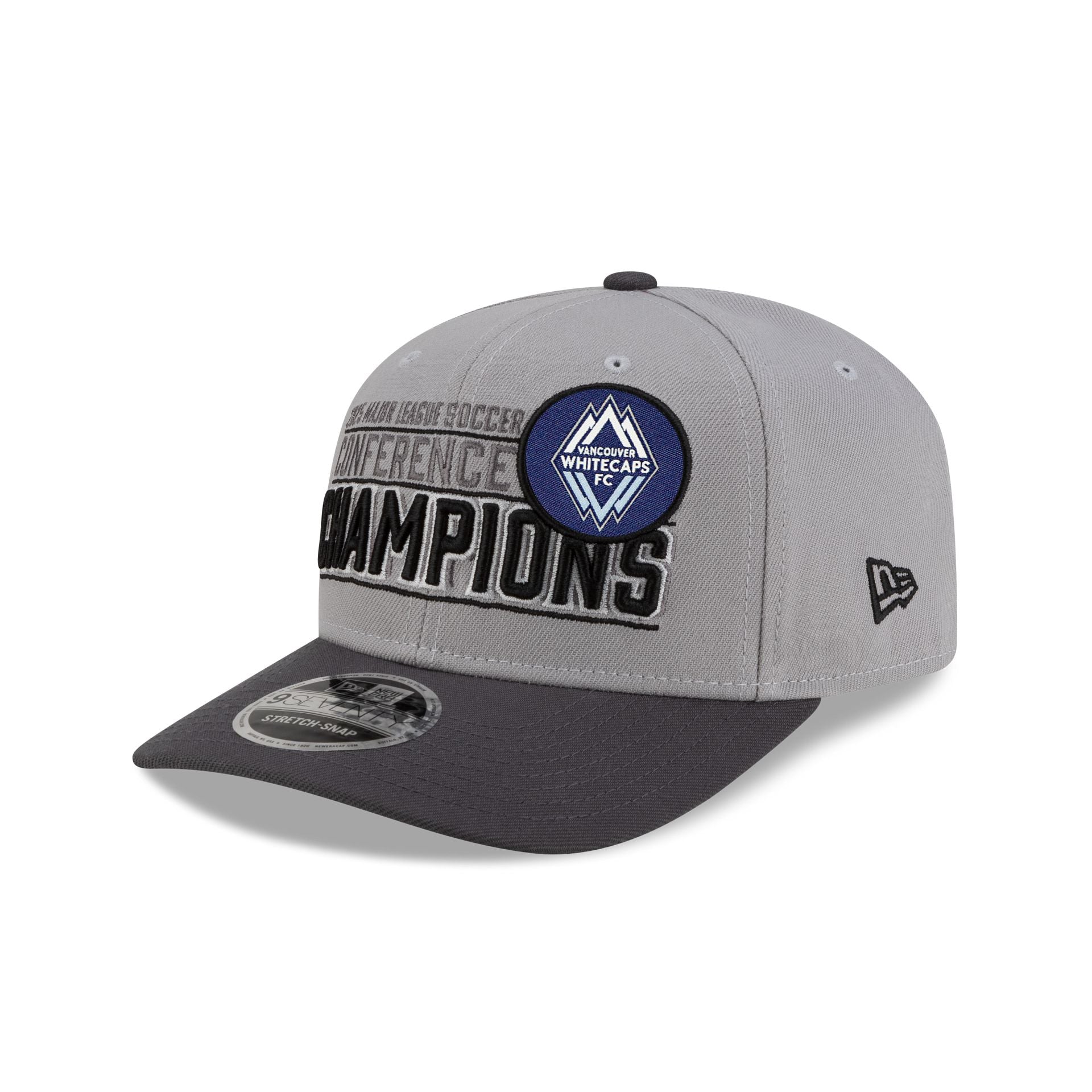 Vancouver Whitecaps 2025 Conference Champions 9SEVENTY Stretch-Snap Hat