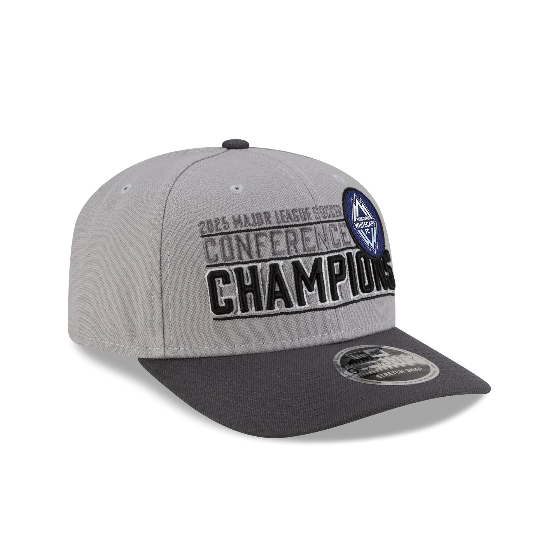 Vancouver Whitecaps 2025 Conference Champions 9SEVENTY Stretch-Snap Hat