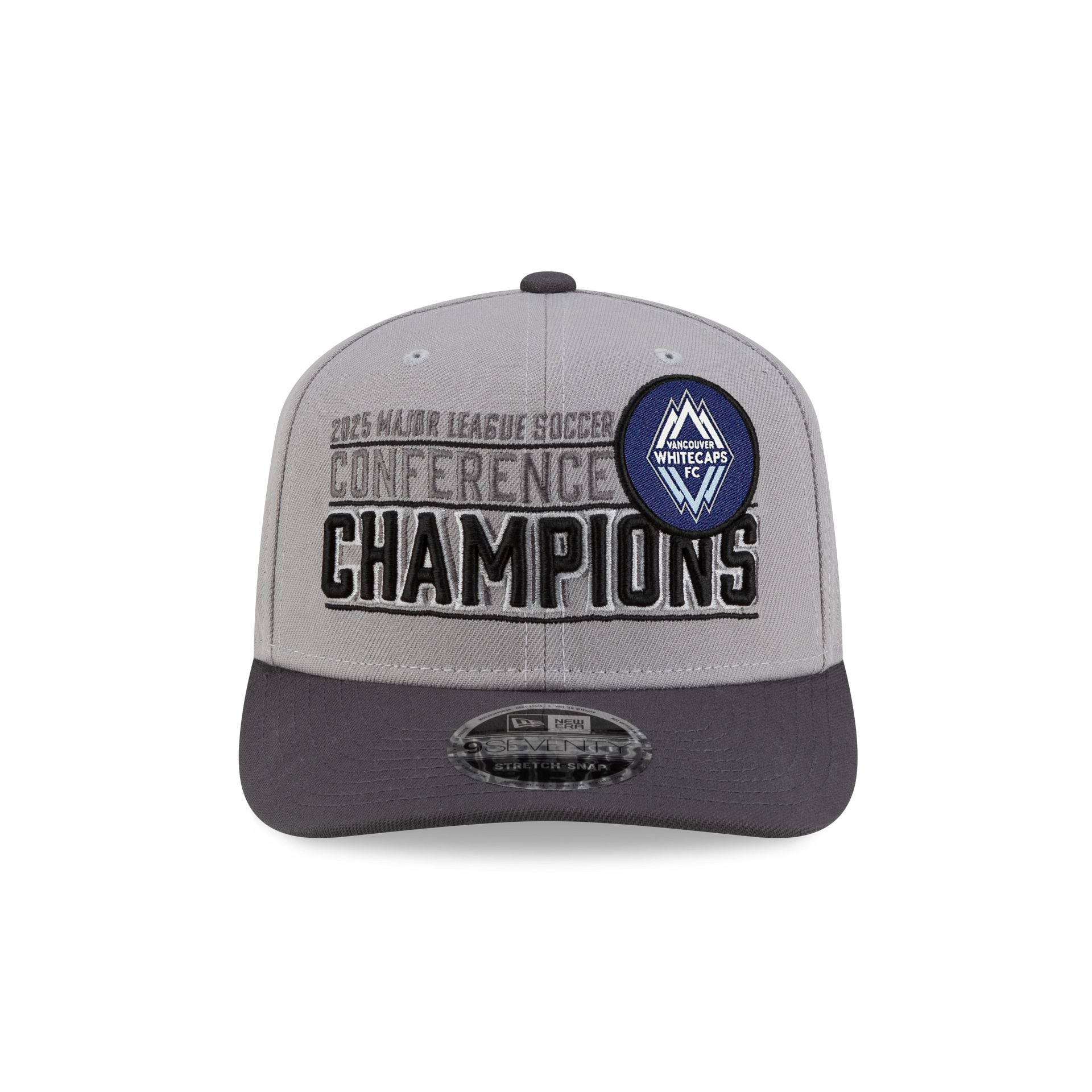 Vancouver Whitecaps 2025 Conference Champions 9SEVENTY Stretch-Snap Hat