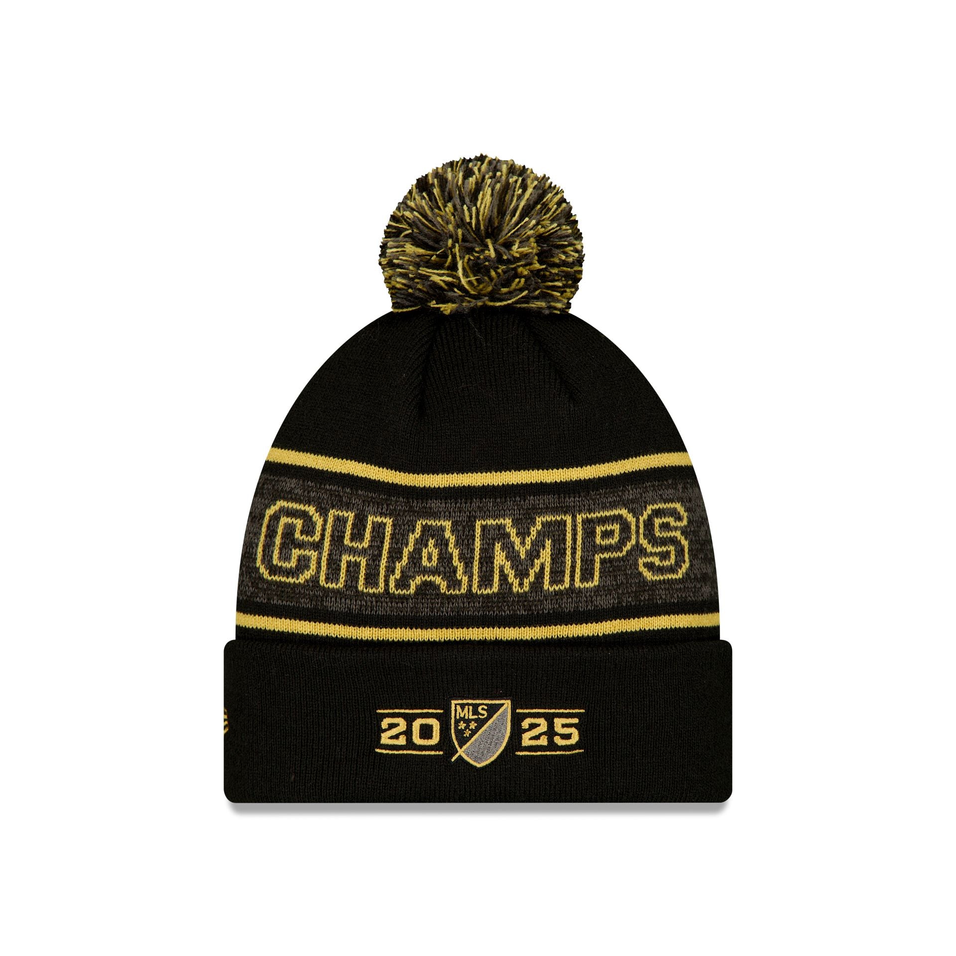 Inter Miami 2025 Cup Champions Pom Knit Hat
