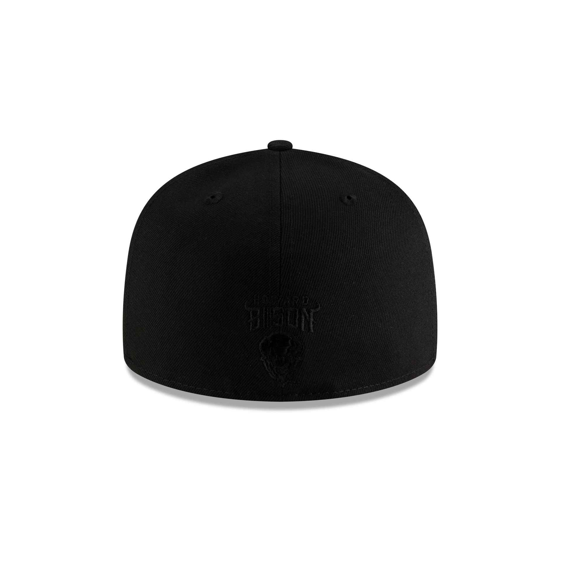Howard Bison Black on Black 59FIFTY Fitted Hat