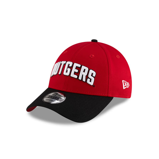 Rutgers Scarlet Knights Scarlet Black 9FORTY Snapback Hat - New Era Cap