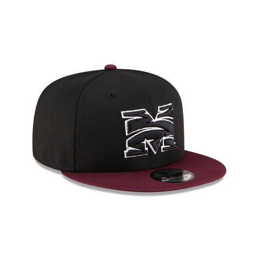 Morehouse Tigers Black Maroon 9FIFTY Snapback Hat - New Era Cap