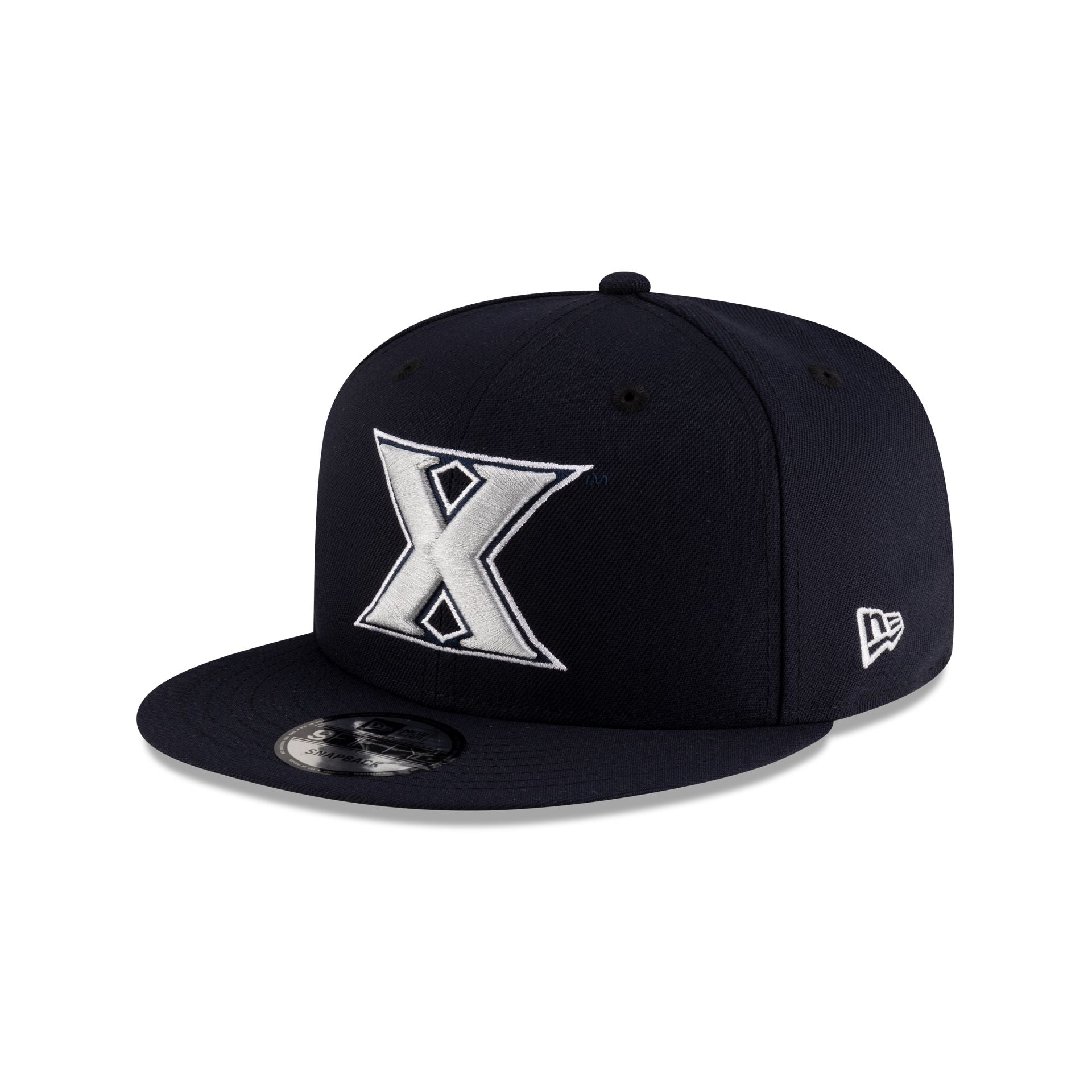 Xavier Musketeers Black 9FIFTY Snapback Hat