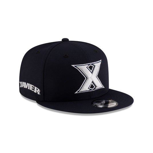 Xavier Musketeers Black 9FIFTY Snapback Hat - New Era Cap