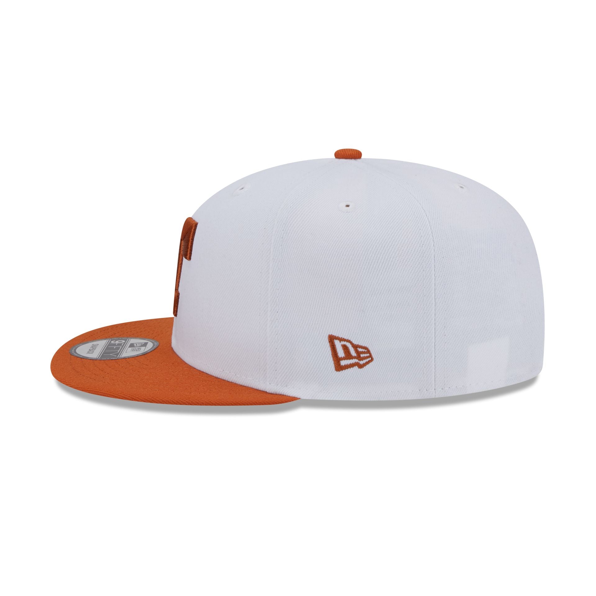 Texas Longhorns Chrome White 9FIFTY Snapback Hat