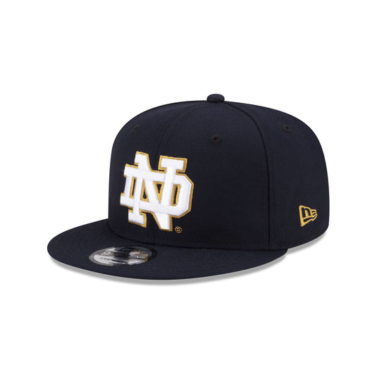 Notre Dame Fighting Irish Navy 9FIFTY Snapback Hat - New Era Cap