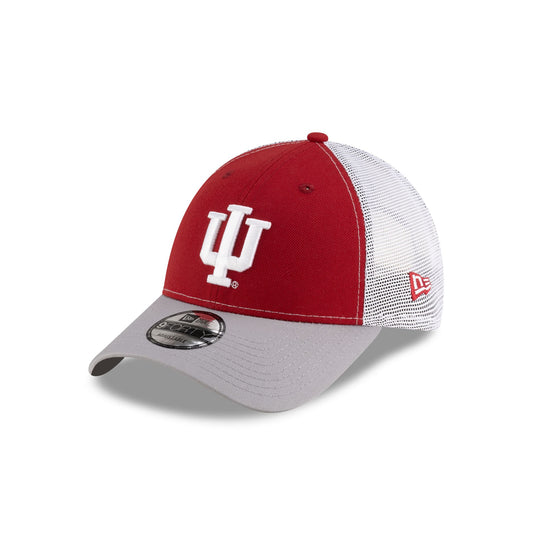 Indiana Hoosiers Pinot Gray 9FORTY Trucker - New Era Cap