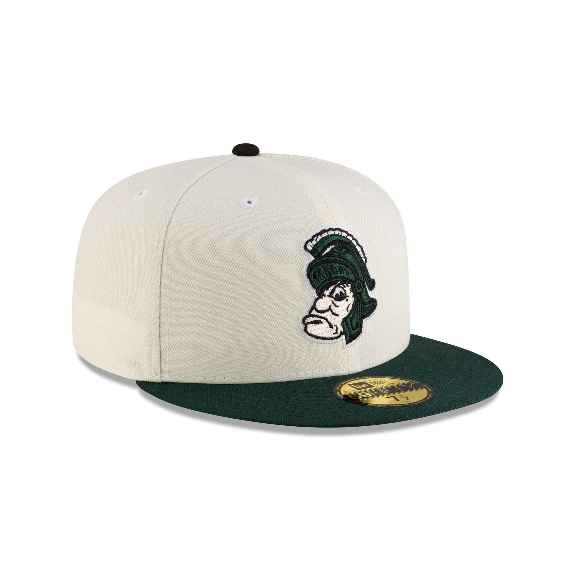 Michigan State Spartans College Vault Chrome Green 59FIFTY Fitted