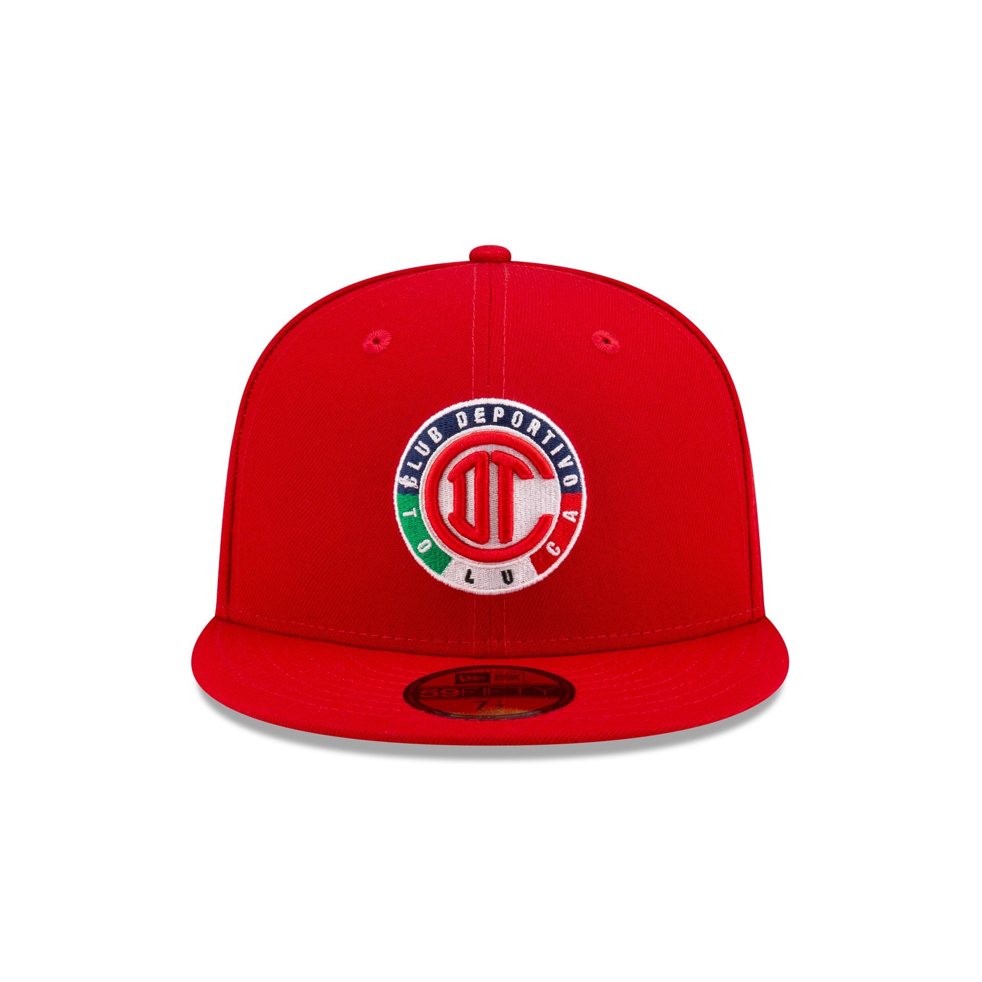 Deportivo Toluca FC Red 59FIFTY Fitted Hat