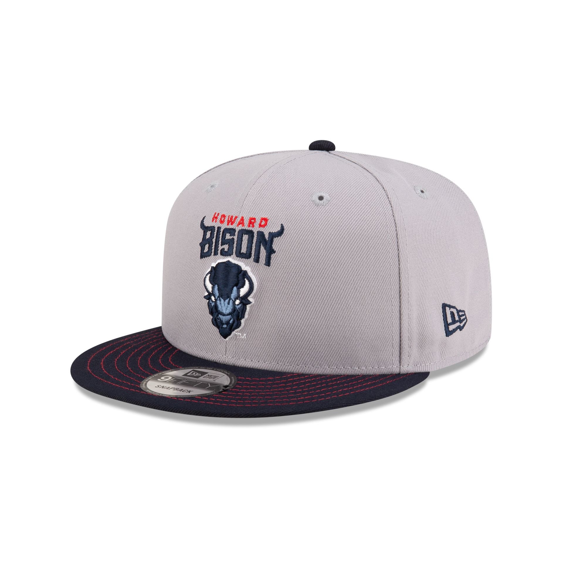 Howard Bison Gray 9FIFTY Snapback Hat