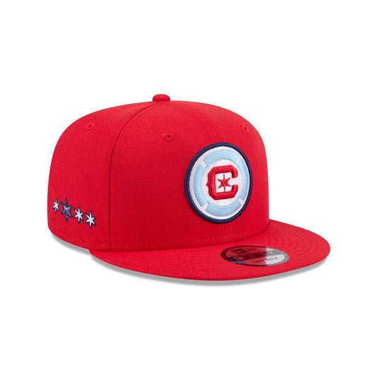Chicago Fire 2024 Jersey Hook 9FIFTY Snapback Hat - New Era Cap