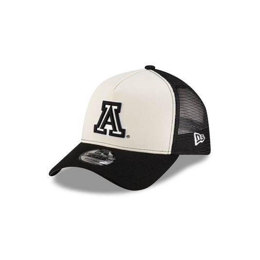 Arizona Wildcats Chrome Black 9FORTY A-Frame Trucker - New Era Cap