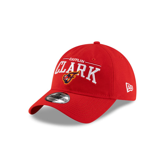 Indiana Fever Caitlin Clark Wordmark Red 9TWENTY Adjustable Hat - New Era Cap
