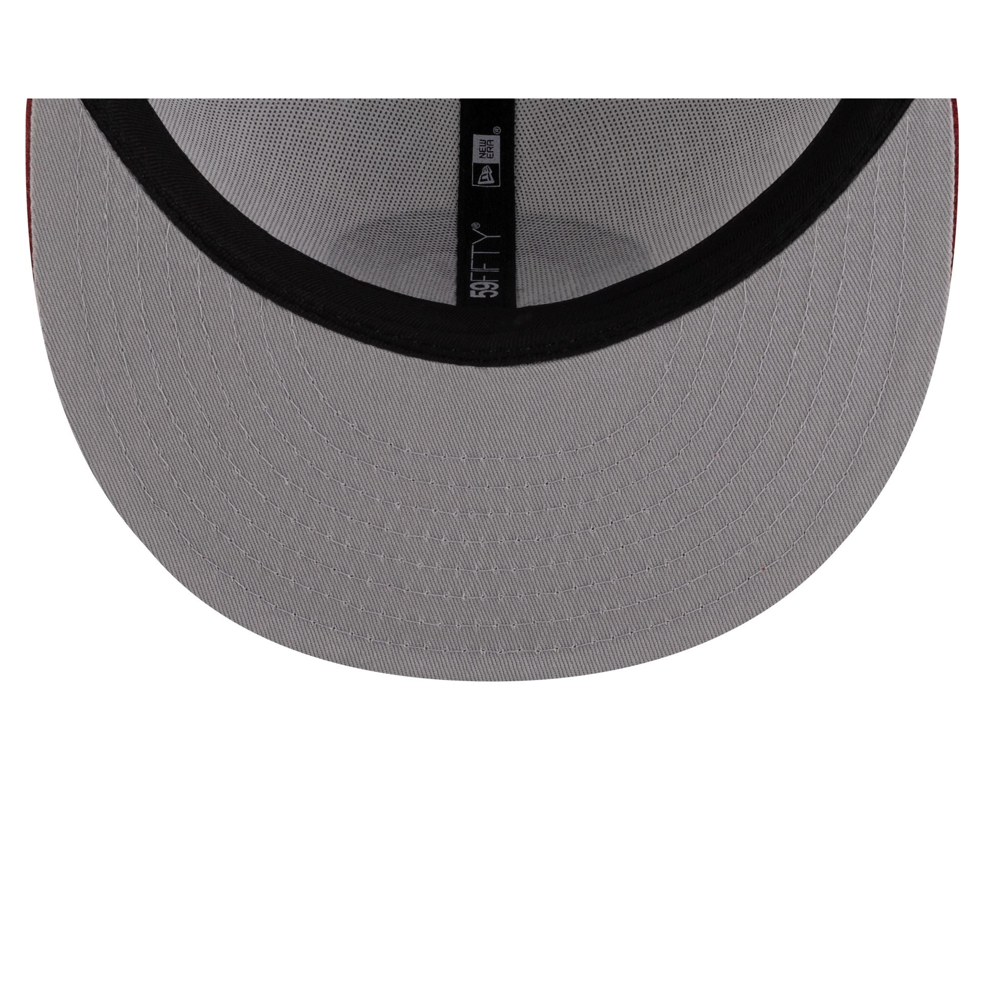 Alabama Crimson Tide White 59FIFTY Fitted