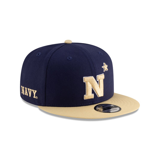 Navy Midshipmen Midnight 9FIFTY Snapback Hat - New Era Cap