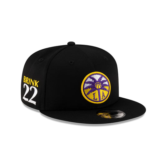 Los Angeles Sparks Cameron Brink Black 9FIFTY Snapback Hat - New Era Cap