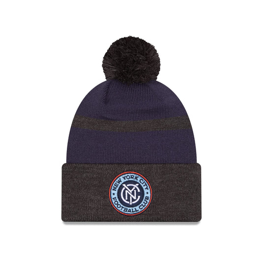 New York City FC 2025 MLS Kickoff Pom Knit Hat - New Era Cap