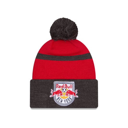 New York Red Bulls 2025 MLS Kickoff Pom Knit Hat - New Era Cap