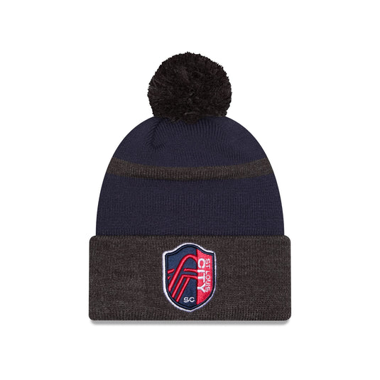 St. Louis City SC 2025 MLS Kickoff Pom Knit Hat - New Era Cap