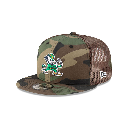 Notre Dame Fighting Irish Camo 9FIFTY Trucker Hat - New Era Cap
