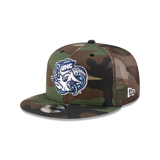 North Carolina Tar Heels Camo 9FIFTY Trucker Hat - New Era Cap