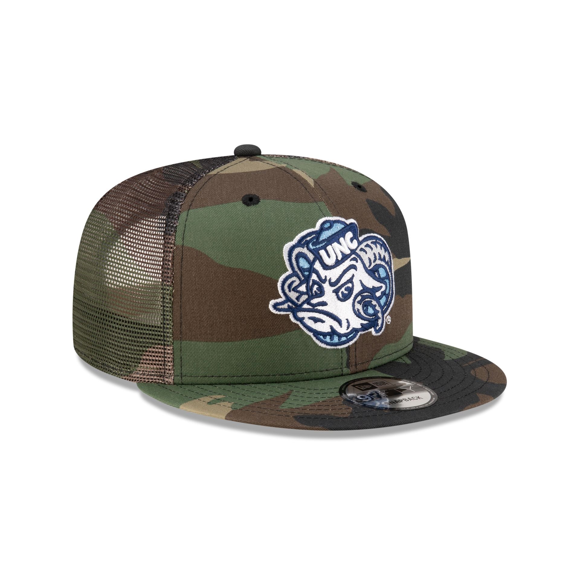 North Carolina Tar Heels Camo 9FIFTY Trucker Hat