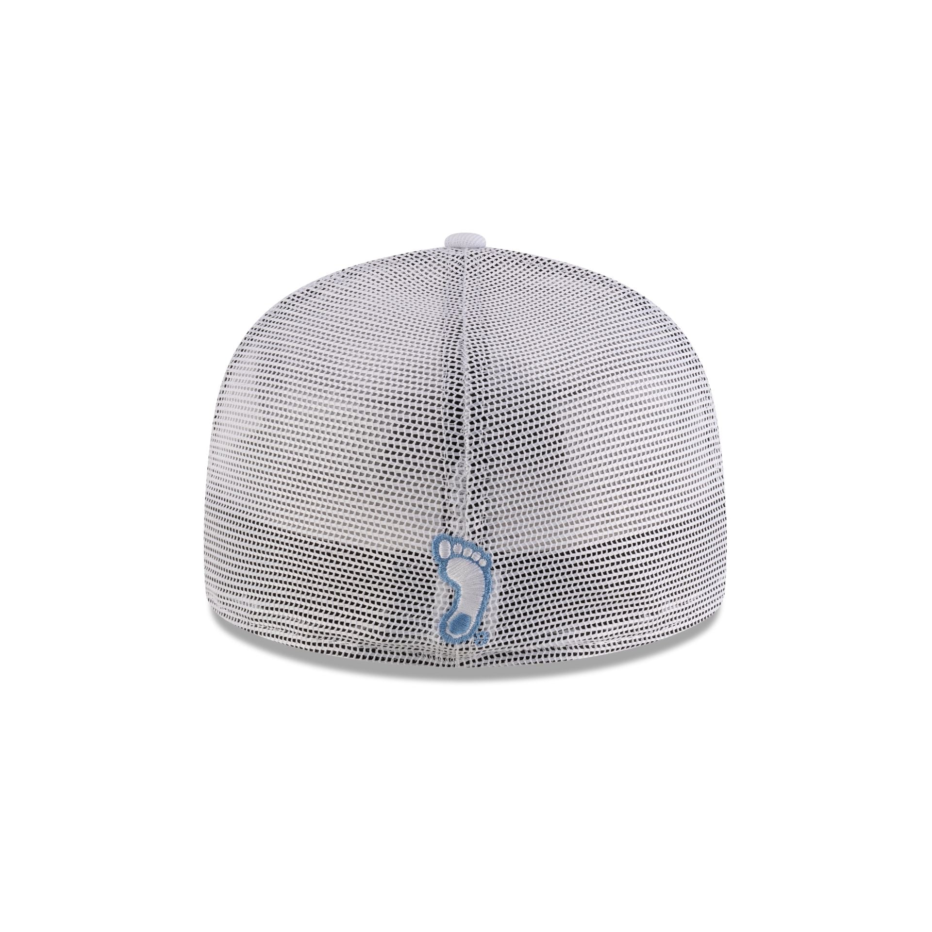 North Carolina Tar Heels White 59FIFTY Fitted Trucker Hat
