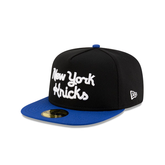 New York Knicks Dashmark Mesh 59FIFTY A-Frame Fitted Hat - New Era Cap