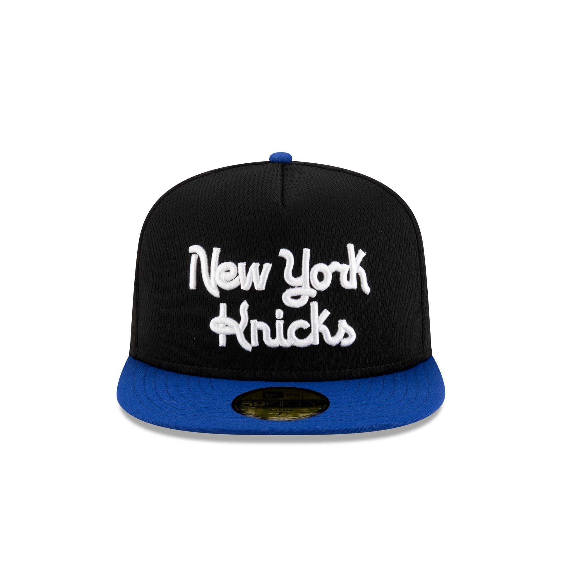 New York Knicks Dashmark Mesh 59FIFTY A-Frame Fitted Hat