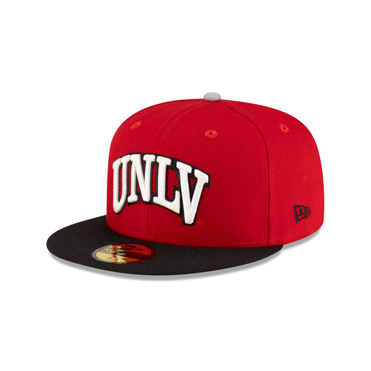 UNLV Runnin' Rebels Scarlet Black 59FIFTY Fitted Hat - New Era Cap