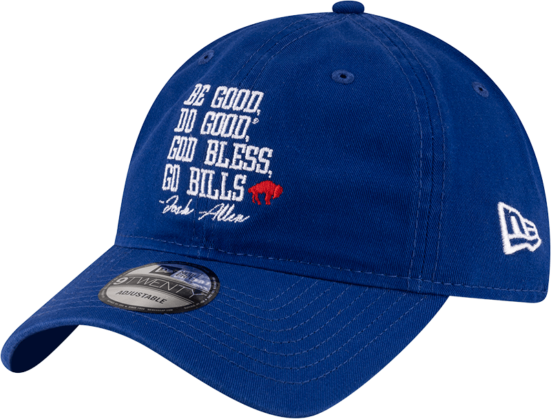 Josh Allen Be Good, Do Good Stacked 9TWENTY Adjustable Hat