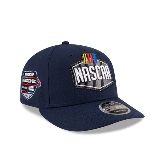 NASCAR Chicago Street Race Navy Low Profile 9FIFTY Snapback Hat - New Era Cap