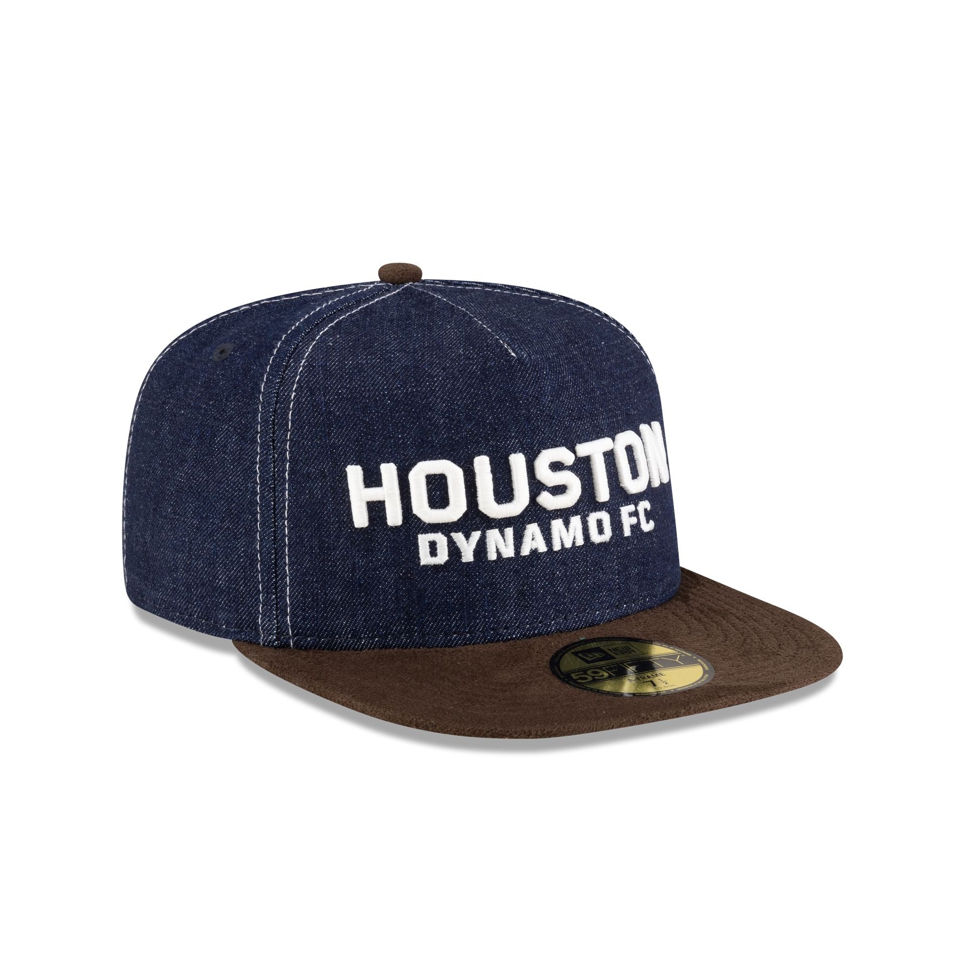 Houston Dynamo Houston Pack Denim 59FIFTY A-Frame Fitted Hat