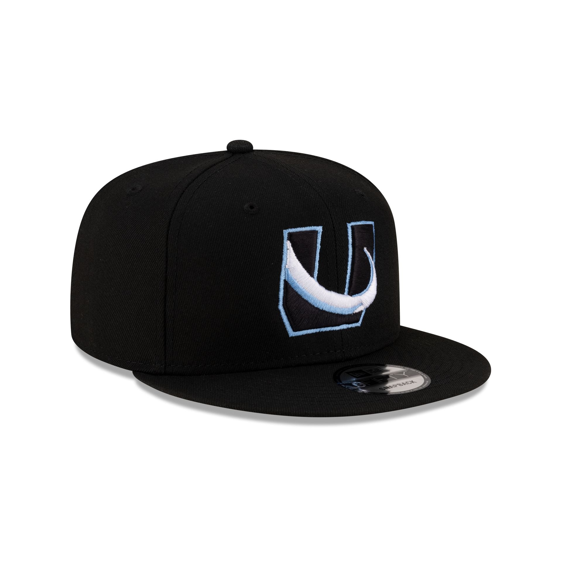 Utah Mammoth Black 9FIFTY Snapback Hat