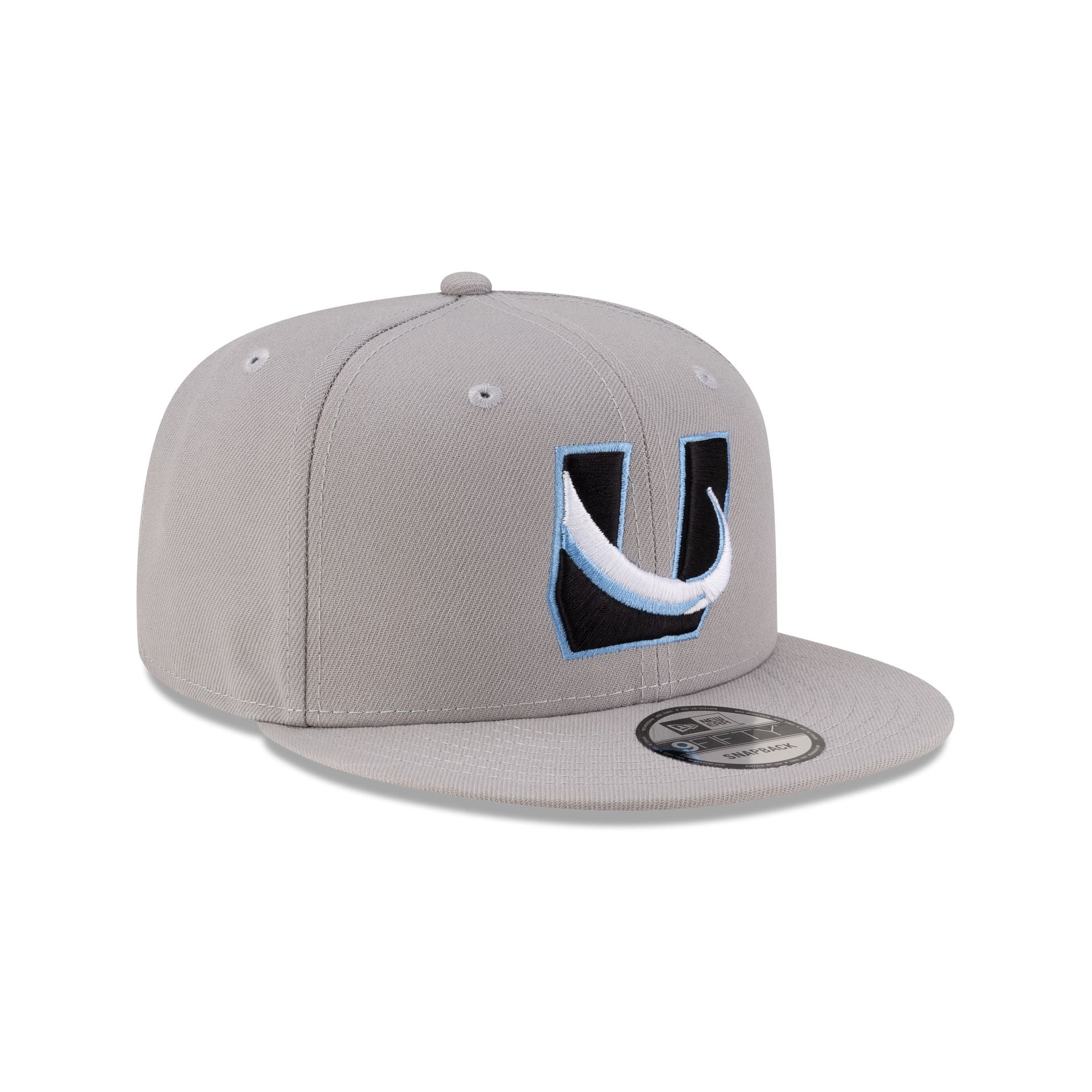 Utah Mammoth Gray 9FIFTY Snapback Hat