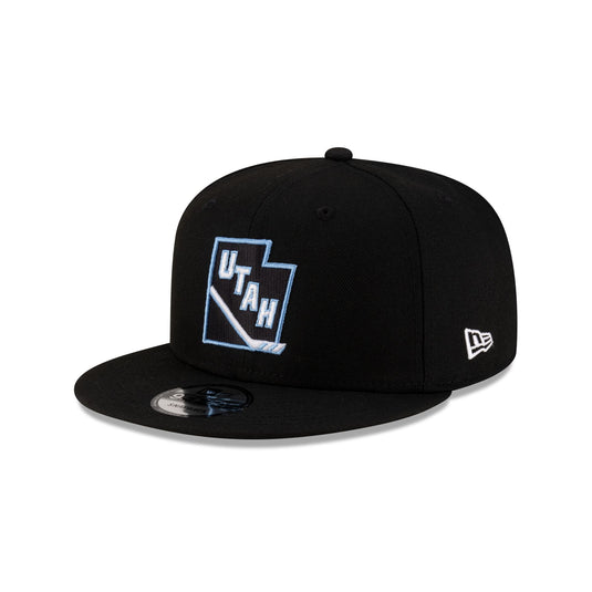 Utah Mammoth Black State 9FIFTY Snapback Hat - New Era Cap
