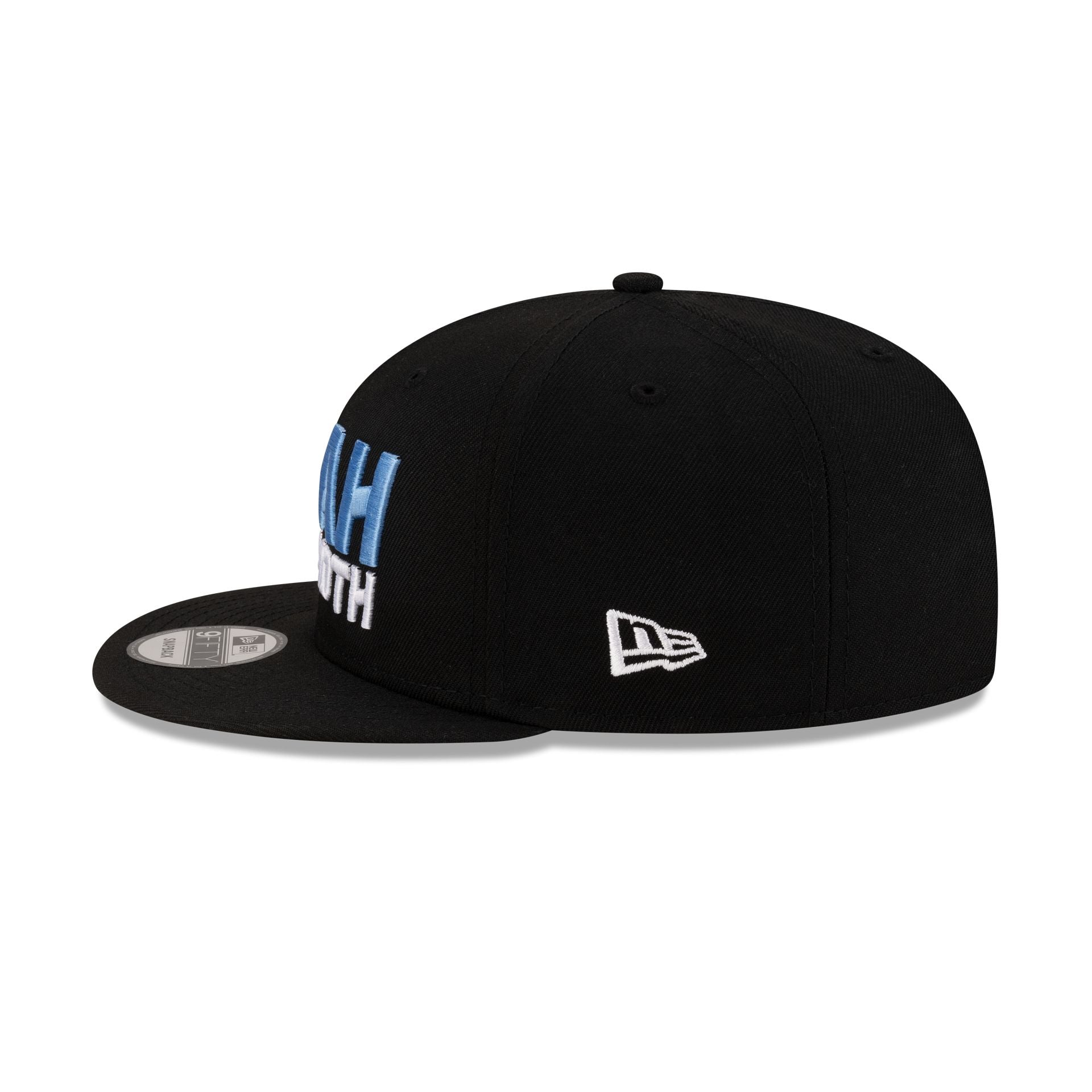 Utah Mammoth Black Stack 9FIFTY Snapback Hat