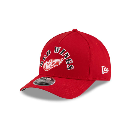 Detroit Red Wings Retro Arch 9FORTY M-Crown A-Frame Snapback Hat - New Era Cap
