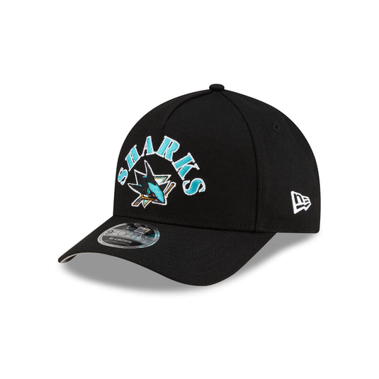 San Jose Sharks Retro Arch 9FORTY M-Crown A-Frame Snapback Hat - New Era Cap