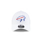 Buffalo Bills Billustration White 9FORTY Adjustable Hat