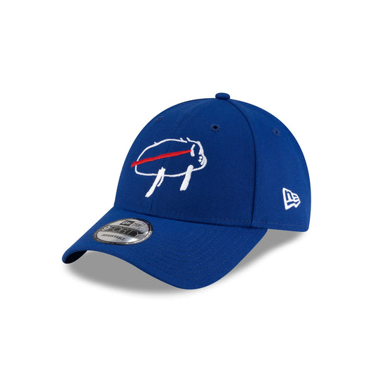 Buffalo Bills Billustration Blue 9FORTY Adjustable Hat - New Era Cap