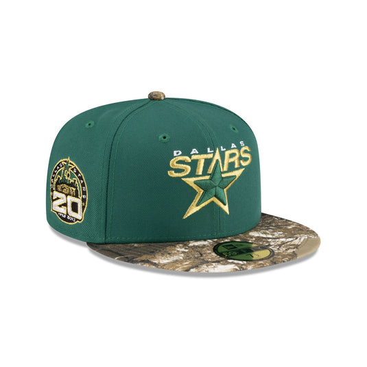 Dallas Stars Realtree Visor 59FIFTY Fitted Hat - New Era Cap