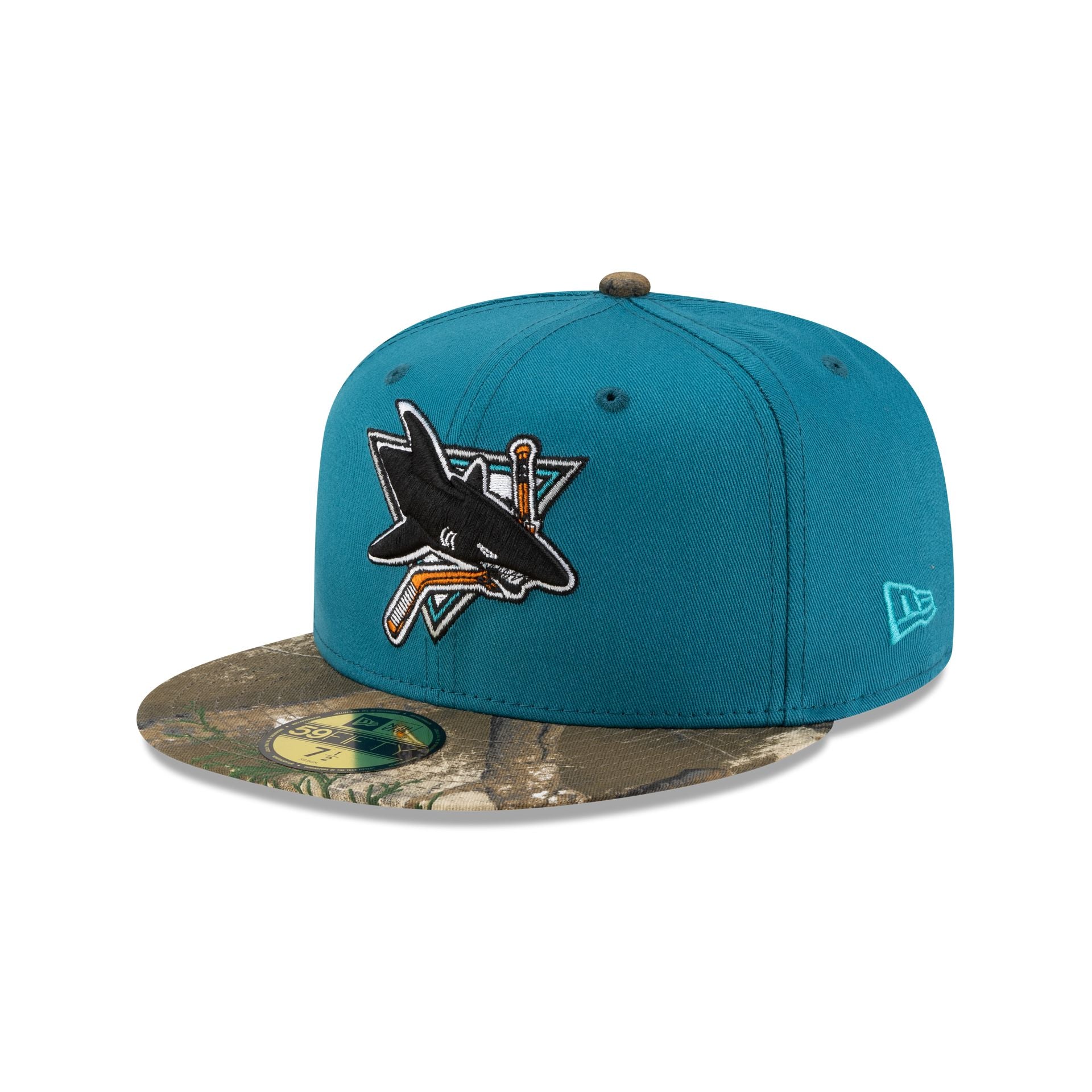 San Jose Sharks Realtree Visor 59FIFTY Fitted Hat