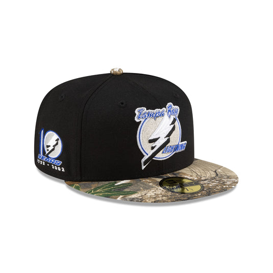 Tampa Bay Lightning Realtree Visor 59FIFTY Fitted Hat - New Era Cap