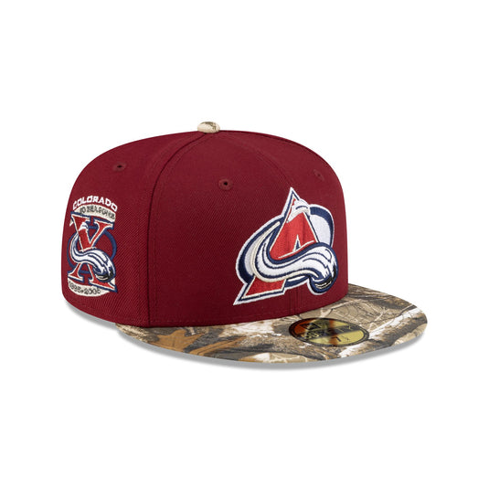 Colorado Avalanche Realtree Visor 59FIFTY Fitted Hat - New Era Cap