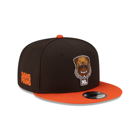 Cleveland Browns Dawg Pound 40th Anniversary 9FIFTY Snapback Hat - New Era Cap