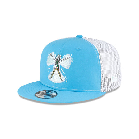Rick and Morty Rickmas Rick Snow Angel 9FIFTY Trucker Hat